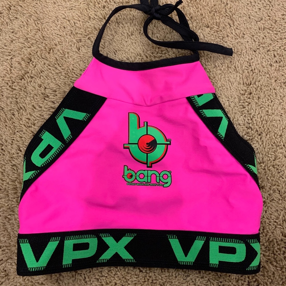 Bang Energy Pink Crop Top